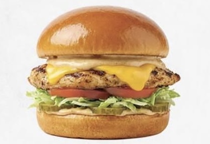 cheese chicken burger